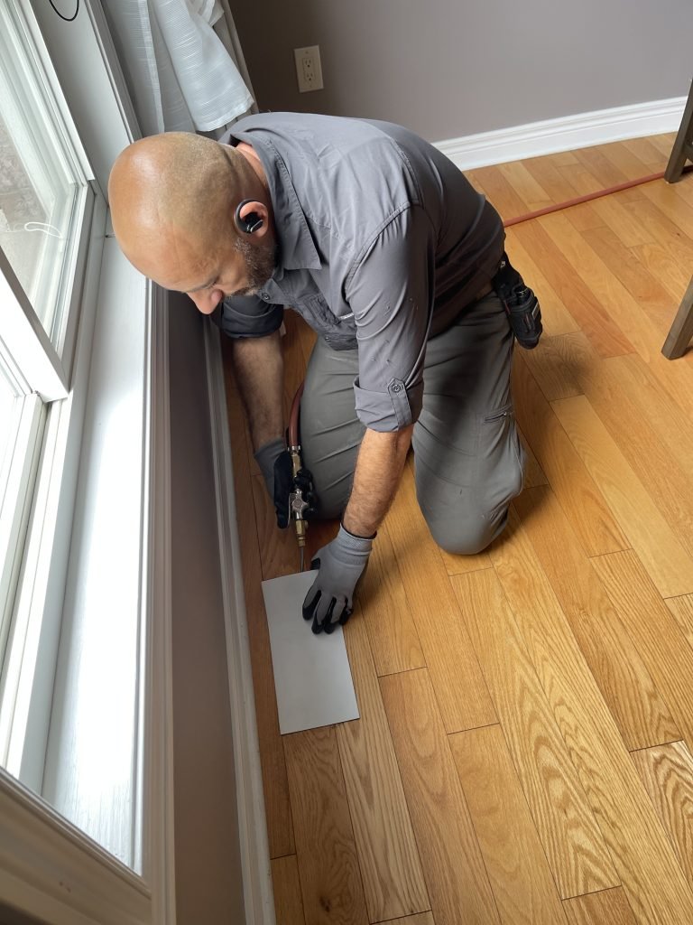 Air Duct Cleaning Service | Home 1 Cleaning a heat register vent, real jobsite photo