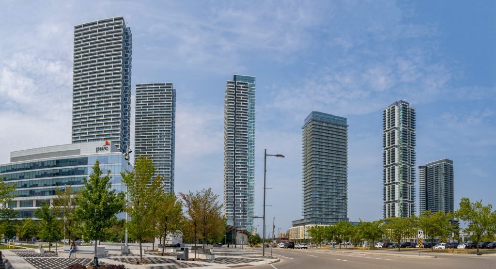 Vaughan Metropolitan Centre skyline, Concord, Ontario